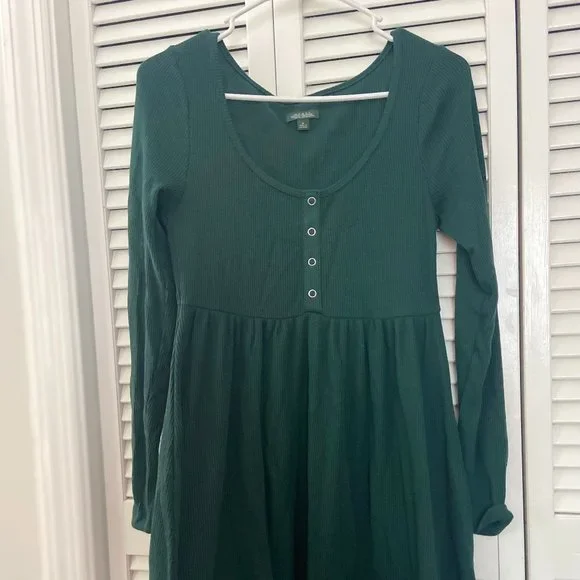 wild fable green dress Jewels Emerald Green Satin Slip Dress main image 1